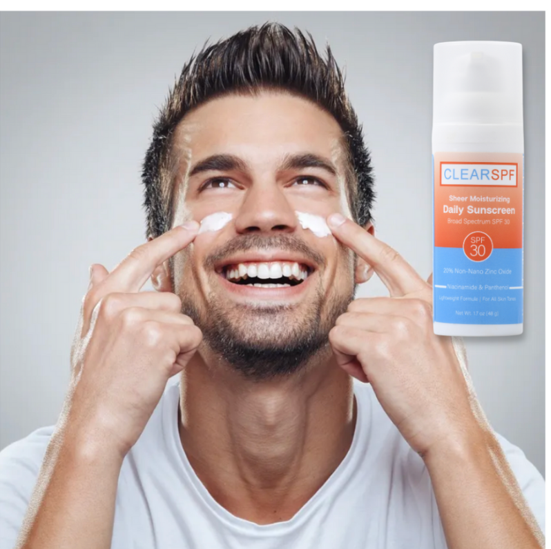 Clear SPF Sheer Moisturizing Daily Sunscreen, Broad Spectrum SPF 30