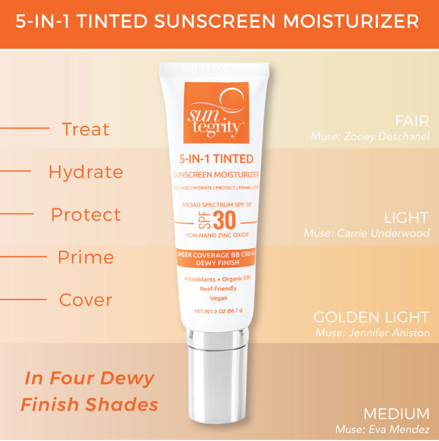 Suntegrity Tinted BB Cream 30 SPF Mineral -MEDIUM