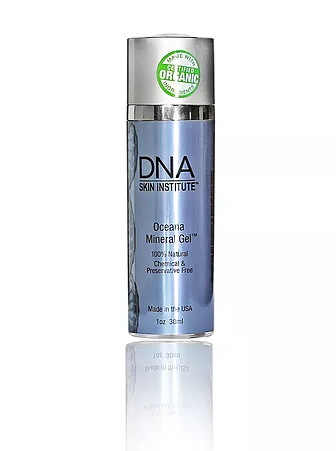 Oceana Mineral Gel.  The rejuvenating nutrients from tropical sea algae are treasured for their ability to oxygenate and stimulate tired facial cells. Rich in therapeutic minerals, these tropical sea algae have been used for centuries by natives throughout the Pacific Islands to promote a healthy, youthful glow to the skin. Helps remineralize and balance the skin