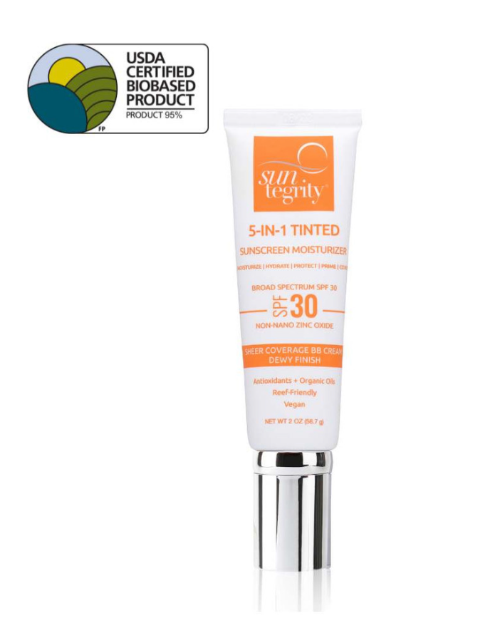 Suntegrity 5-IN-1 Tinted BB Cream Broad Spectrum 30 Mineral SPF -MEDIUM