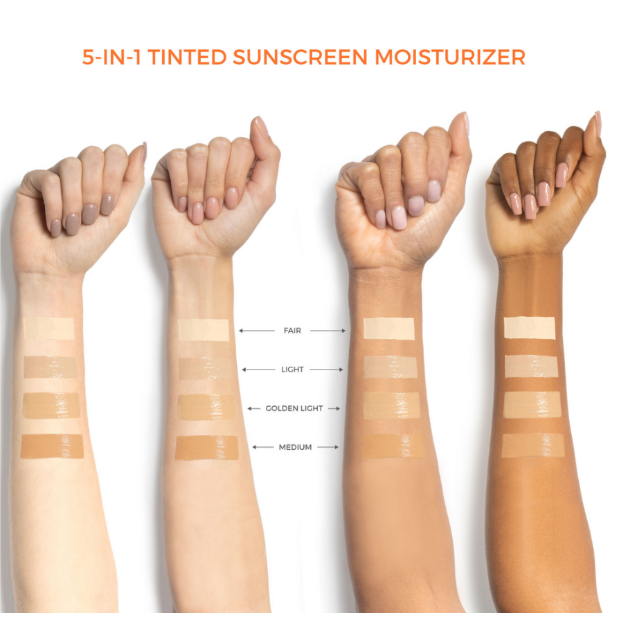 Suntegrity 5-IN-1 Tinted BB Cream Broad Spectrum 30 Mineral SPF -GOLDEN LIGHT